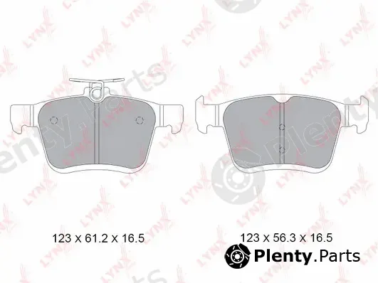 LYNXauto BD-8045 — Brake Pad Set, disc brake