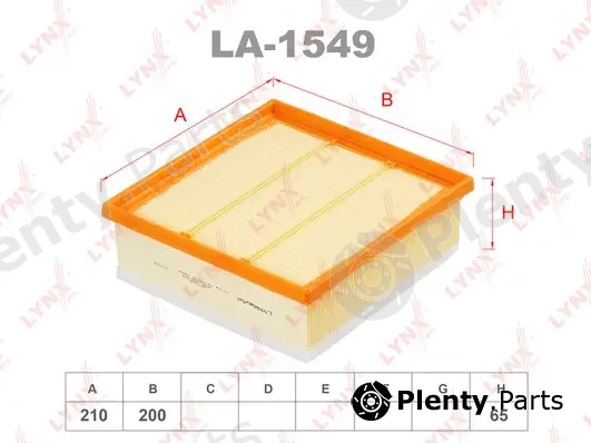 LYNXauto LA-1549 — Air Filter