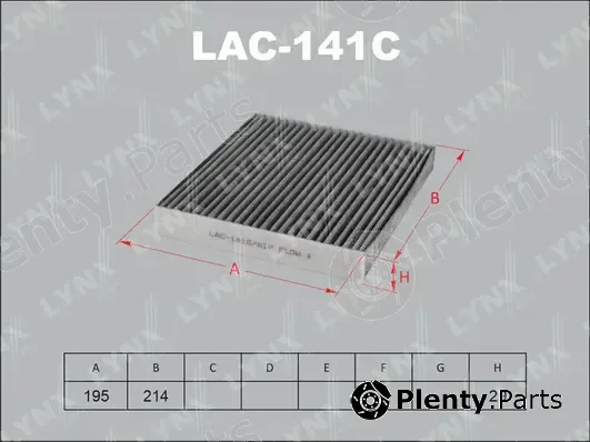 LYNXauto LAC-141C — Filter, cabin air
