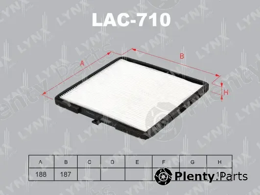 LYNXauto LAC-710 — Filter, cabin air