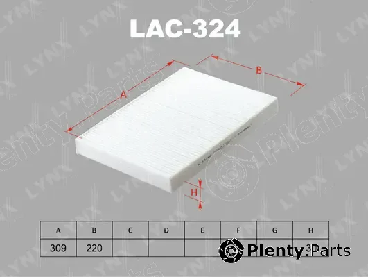 LYNXauto LAC-324 — Filter, cabin air