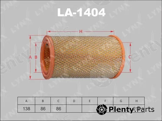 LYNXauto LA-1404 — Air Filter
