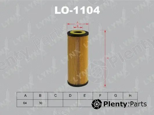 LYNXauto LO-1104 — Oil Filter