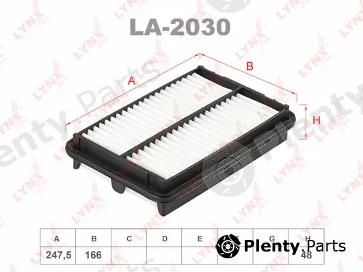 LYNXauto LA-2030 — Air Filter