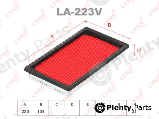 LYNXauto LA-223V — Air Filter