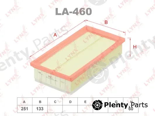 LYNXauto LA-460 — Air Filter