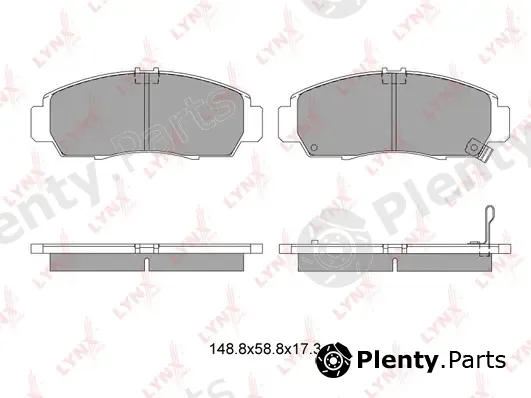 LYNXauto BD-3403 — Brake Pad Set, disc brake