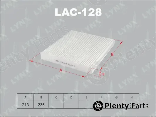 LYNXauto LAC-128 — Filter, cabin air