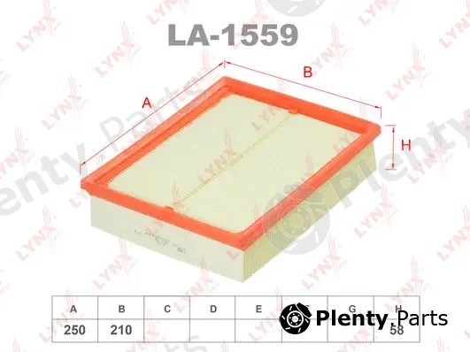 LYNXauto LA-1559 — Air Filter