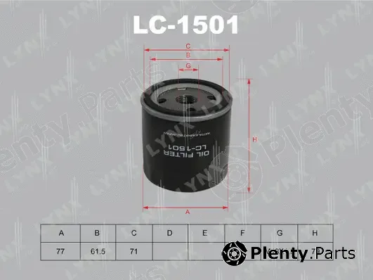 LYNXauto LC-1501 — Oil Filter