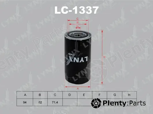 LYNXauto LC-1337 — Oil Filter