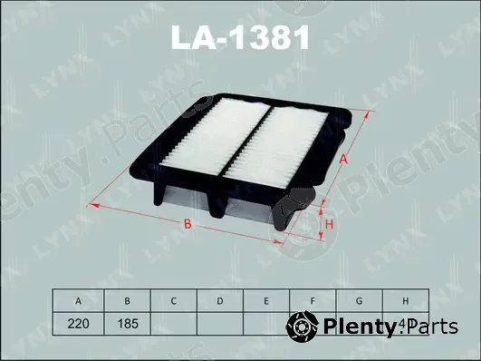 LYNXauto LA-1381 — Air Filter