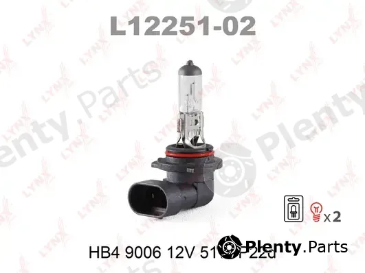 LYNXauto L12251-02 — Bulb, spotlight