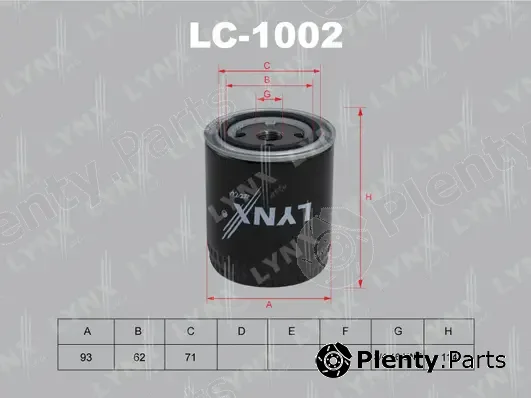 LYNXauto LC-1002 — Oil Filter