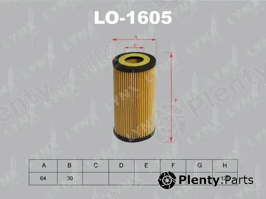 LYNXauto LO-1605 — Oil Filter