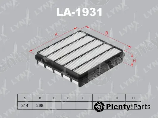 LYNXauto LA-1931 — Air Filter