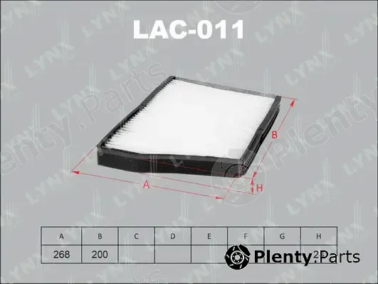 LYNXauto LAC-011 — Filter, cabin air