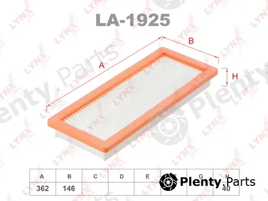 LYNXauto LA-1925 — Air Filter