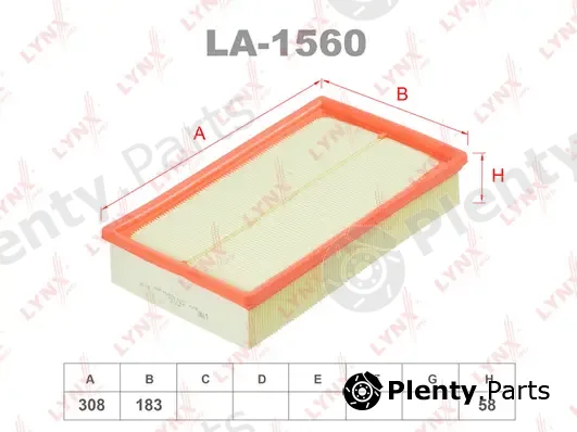 LYNXauto LA-1560 — Air Filter