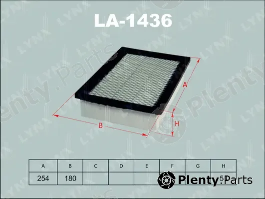 LYNXauto LA-1436 — Air Filter