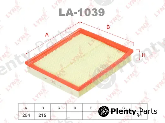 LYNXauto LA-1039 — Air Filter