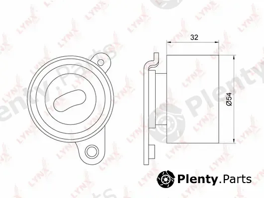 LYNXauto PB-1118 — Tensioner Pulley, timing belt