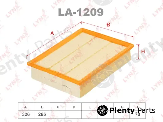 LYNXauto LA-1209 — Air Filter