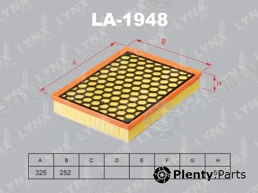 LYNXauto LA-1948 — Air Filter