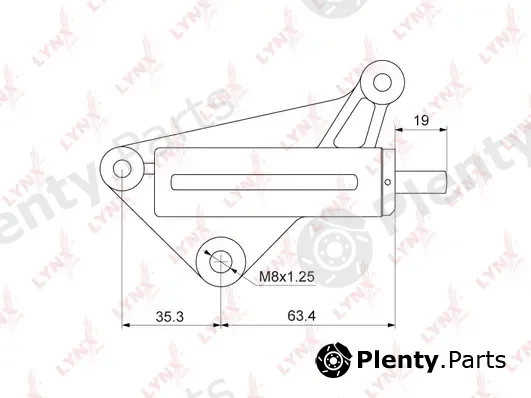LYNXauto PT-1003 — Vibration Damper, timing belt