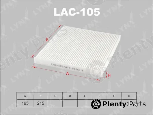 LYNXauto LAC-105 — Filter, cabin air