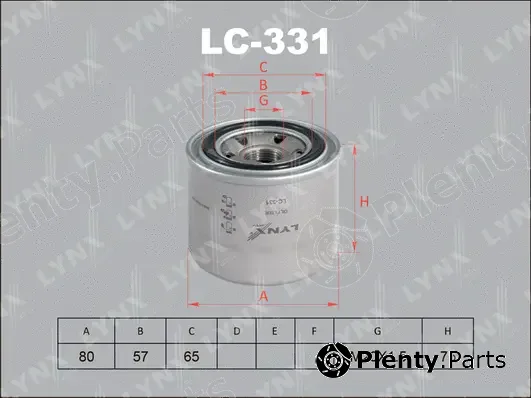 LYNXauto LC-331 — Oil Filter