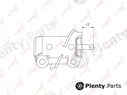 LYNXauto PT-1030 — Vibration Damper, timing belt