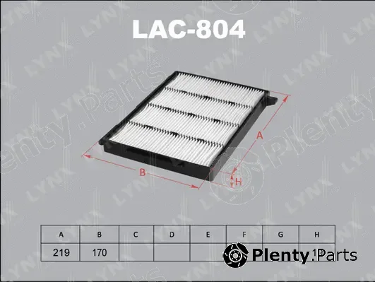 LYNXauto LAC-804 — Filter, cabin air