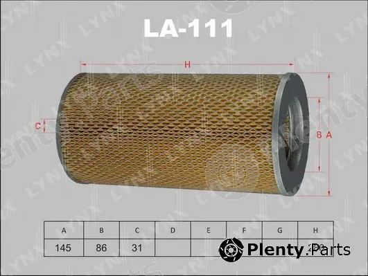 LYNXauto LA-111 — Air Filter
