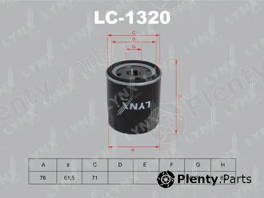 LYNXauto LC-1320 — Oil Filter
