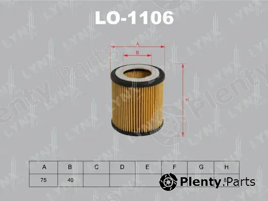 LYNXauto LO-1106 — Oil Filter