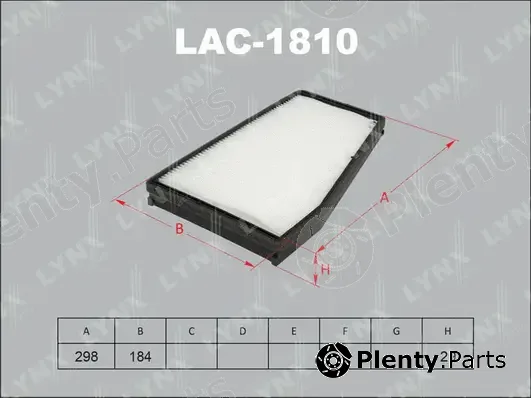LYNXauto LAC-1810 — Filter, cabin air