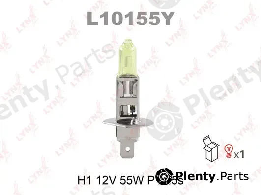 LYNXauto L10155Y — Bulb, front fog light YELLOW