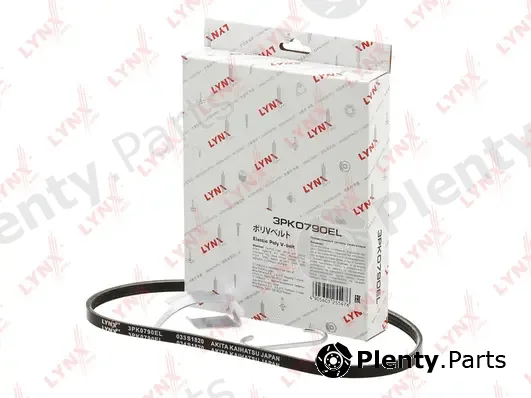 LYNXauto 3PK0790EL — V-Ribbed Belt ELASTIC