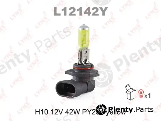 LYNXauto L12142Y — Bulb, front fog light YELLOW