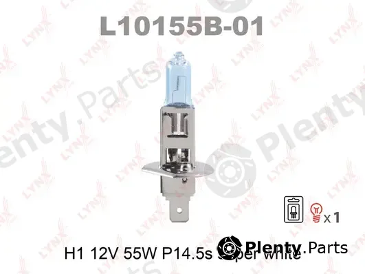 LYNXauto L10155B-01 — Bulb, spotlight SUPER WHITE