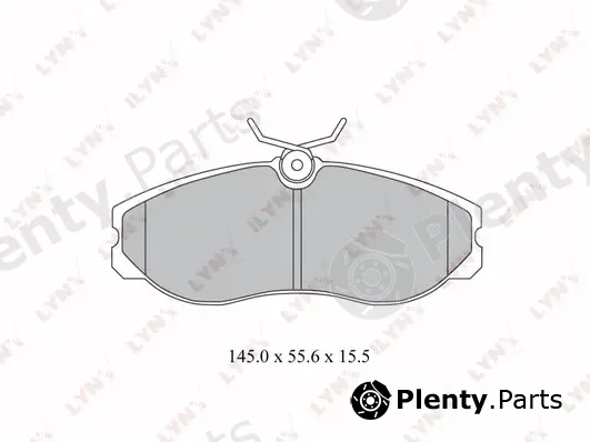 LYNXauto BD-3028 — Brake Pad Set, disc brake