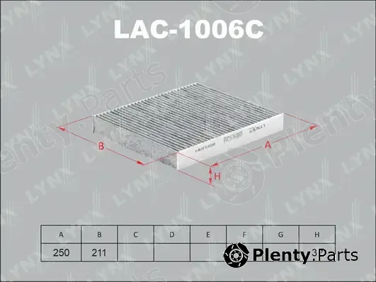 LYNXauto LAC-1006C — Filter, cabin air