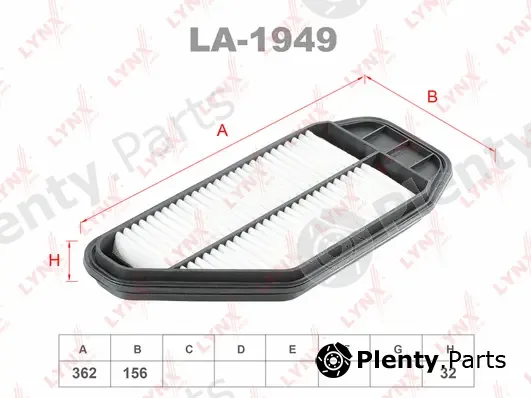 LYNXauto LA-1949 — Air Filter