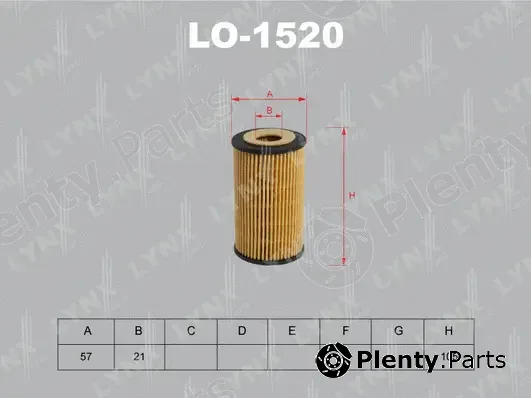 LYNXauto LO-1520 — Oil Filter