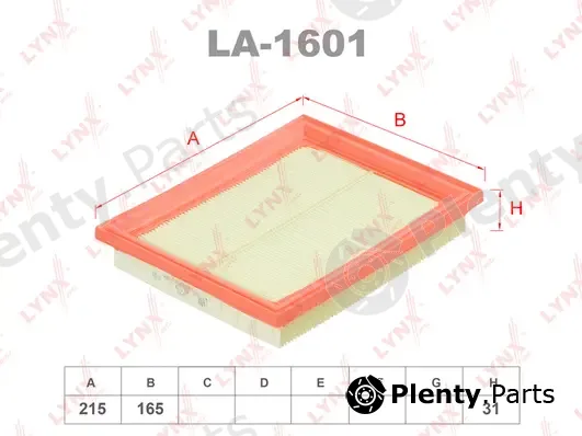 LYNXauto LA-1601 — Air Filter