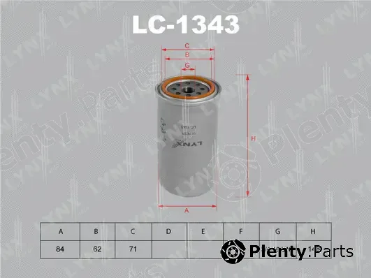 LYNXauto LC-1343 — Oil Filter