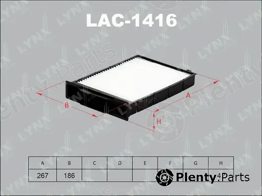 LYNXauto LAC-1416 — Filter, cabin air