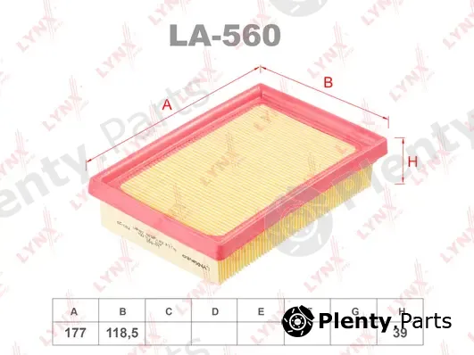 LYNXauto LA-560 — Air Filter