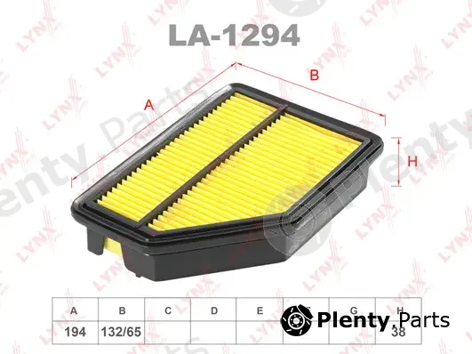 LYNXauto LA-1294 — Air Filter